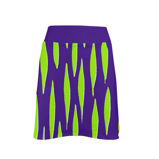 Dizzy Pickle Dinking Diva BG Drips Women's Pickleball 18" Athletic Skort with Inner Shorts and Two Ball Pockets