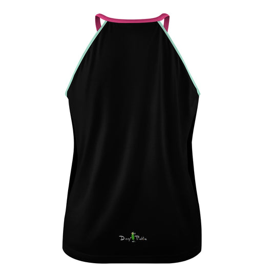 Dizzy Pickle Anna Black Women's Pickleball Crew Neck Vest