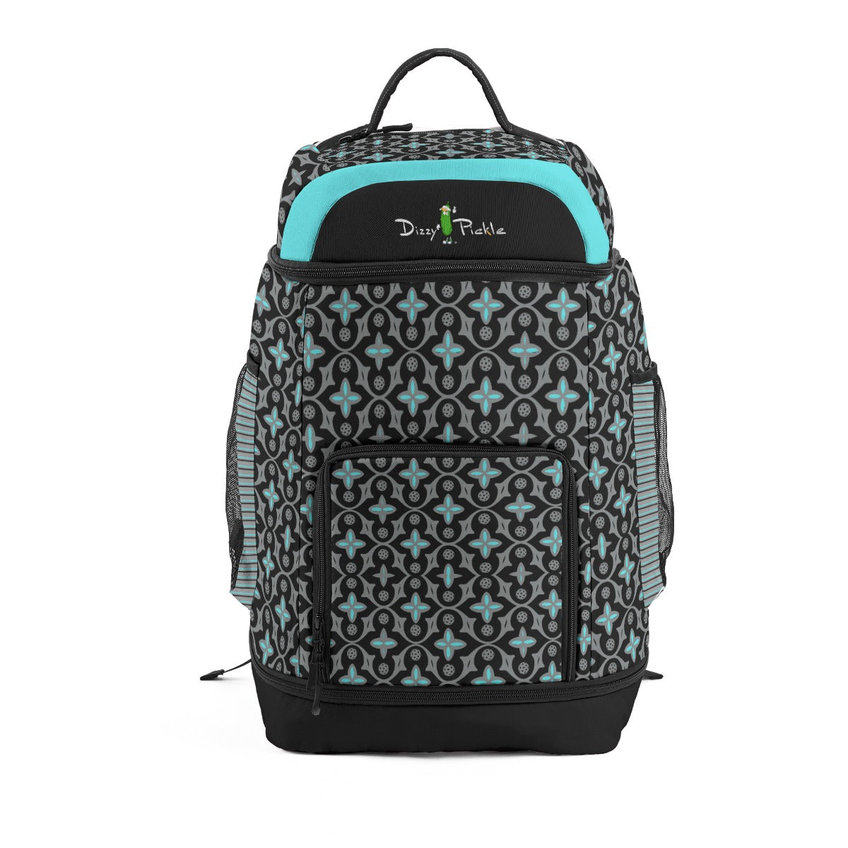 Dizzy Pickle Shelby Black Large Courtside Pickleball Multi-Compartment Backpack with Adjustable Straps
