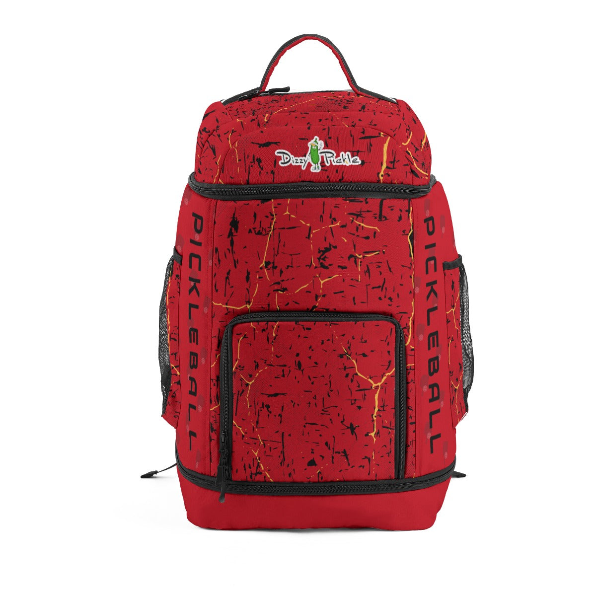 Dizzy Pickle Lynne Red Large Courtside Pickleball Multi-Compartment Backpack with Adjustable Straps
