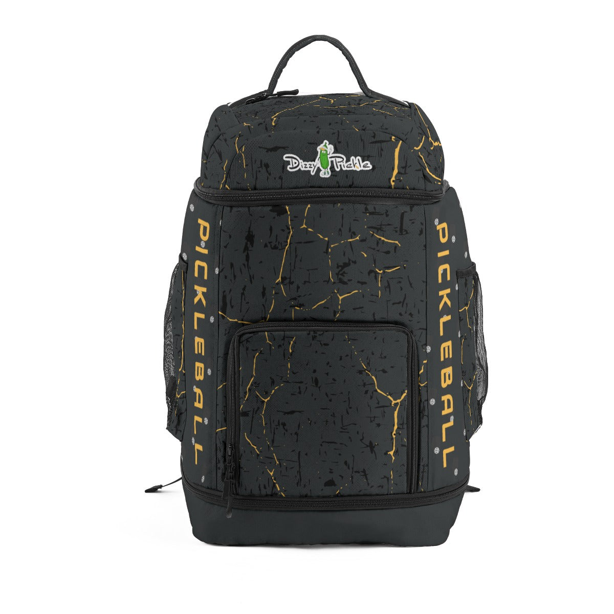 Dizzy Pickle Lynne Black Large Courtside Pickleball Multi-Compartment Backpack with Adjustable Straps