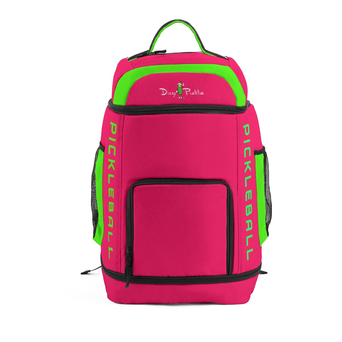 Dizzy Pickle DZY P Classic Watermelon Lime Large Courtside Pickleball Multi-Compartment Backpack with Adjustable Straps