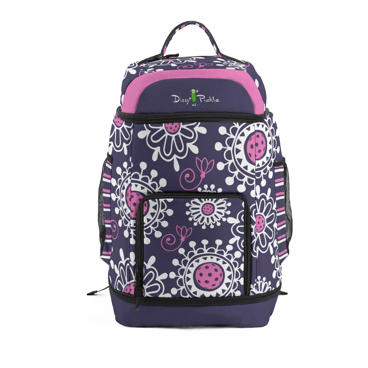 Dizzy Pickle Coming Up Daisies PP Large Courtside Pickleball Multi-Compartment Backpack with Adjustable Straps
