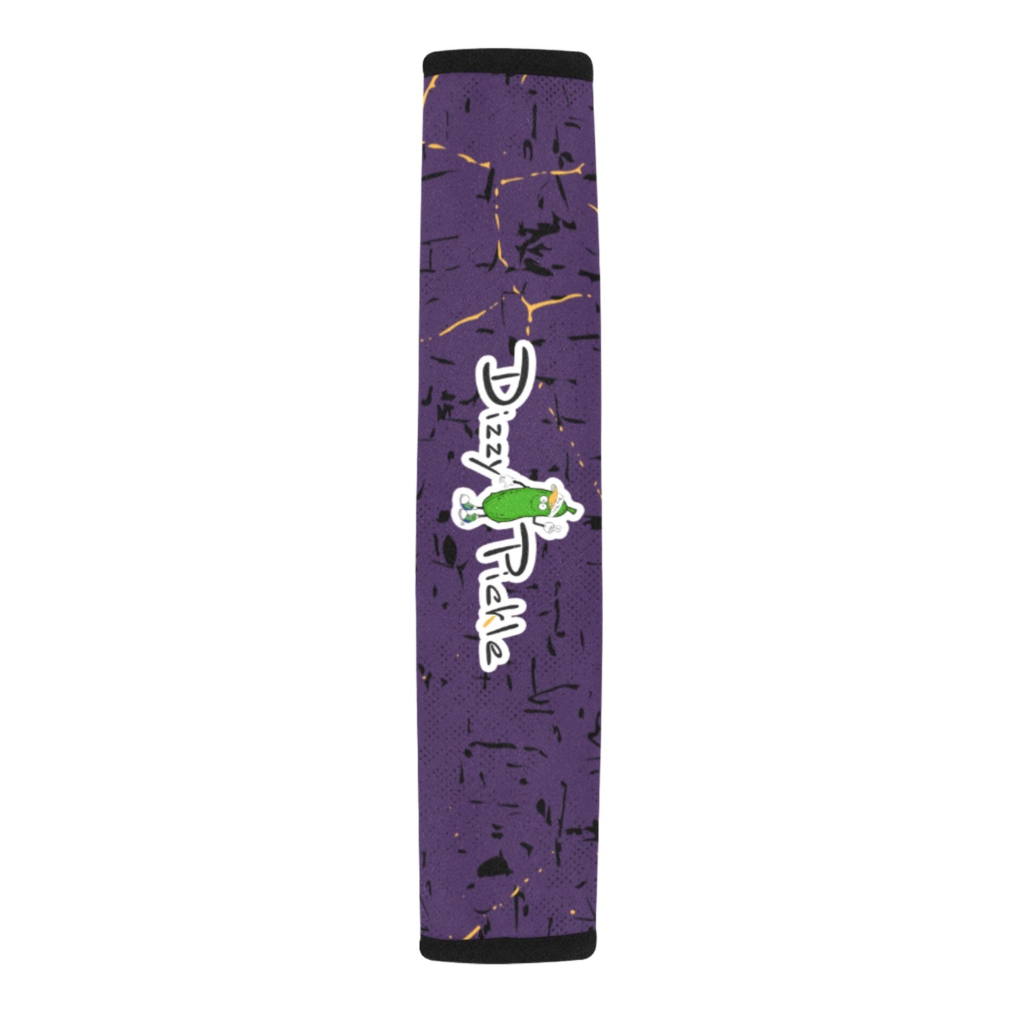Dizzy Pickle Lynne Purple Car Seat Belt Cover 7" x 12.6"