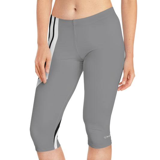 Dizzy Pickle Let's GEO 8L0STG Women's Pickleball Knee-Length Mid-Rise Capris