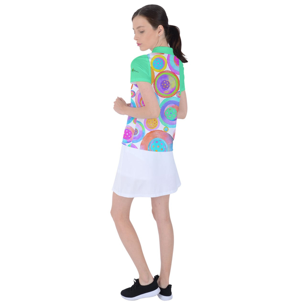 Dizzy Pickle Emily Inspired Women's Pickleball Short Sleeves Polo Tee with Collar