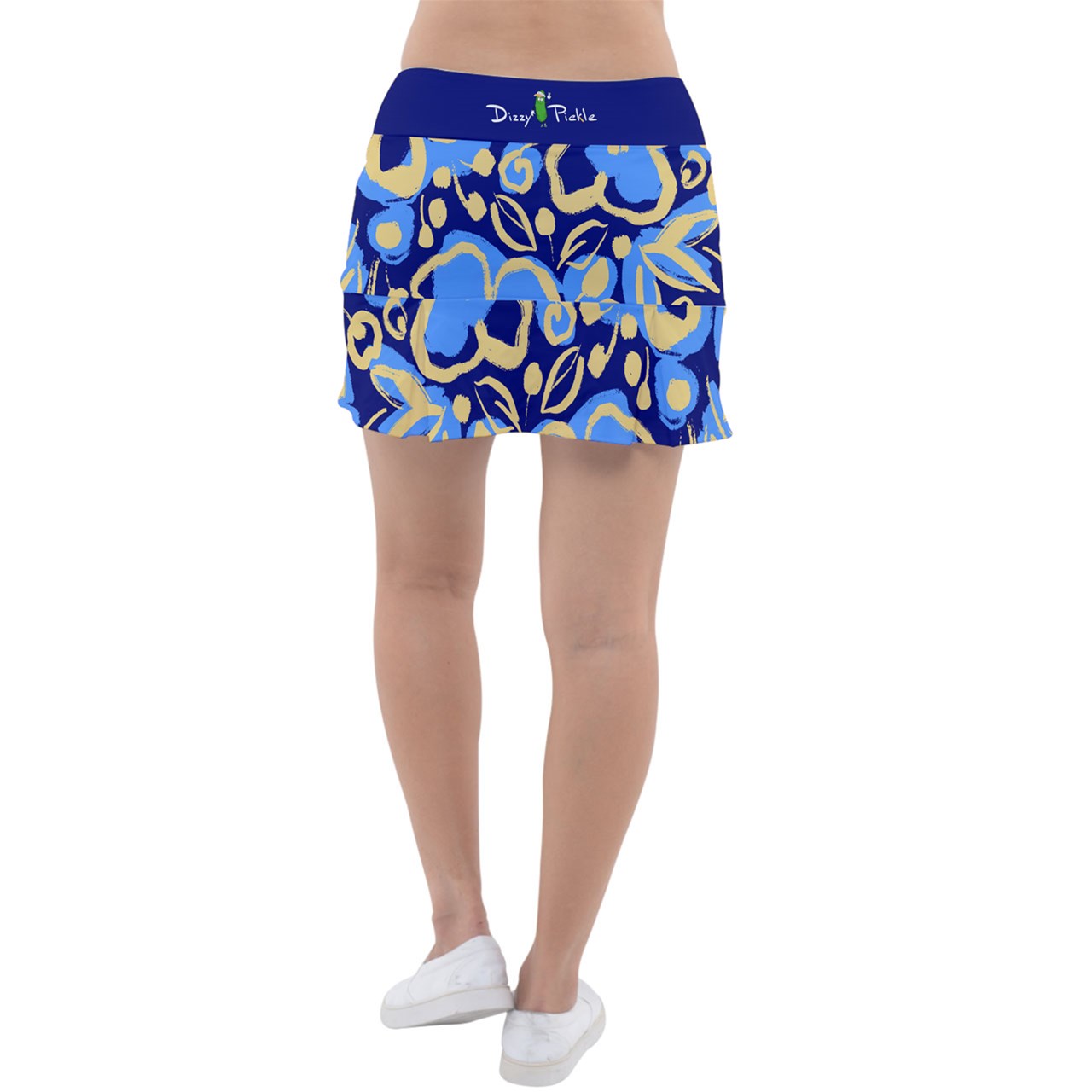 Dizzy Pickle Lesia BYB Blooms Women's Pickleball Classic Skort with Inner Shorts and Pockets