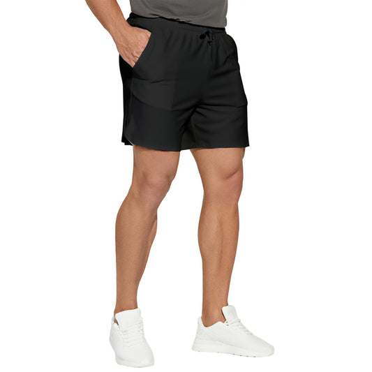 Dizzy Pickle DZY P Classic Black_Sand Men's Pickleball Stretchable Shorts