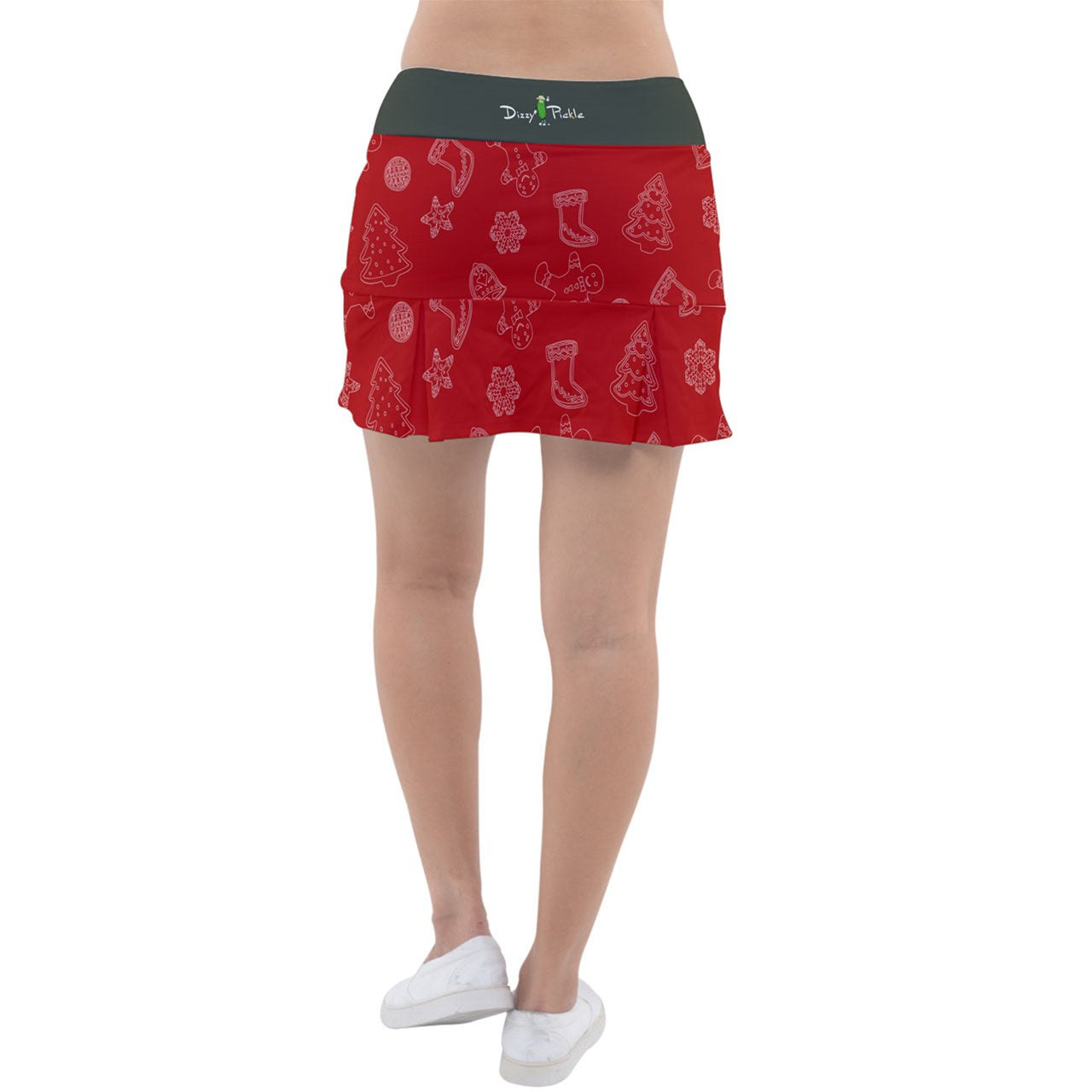 Dizzy Pickle Christmas Cookies RW Women's Pickleball Classic 15" Pickleball Skort with Inner Shorts