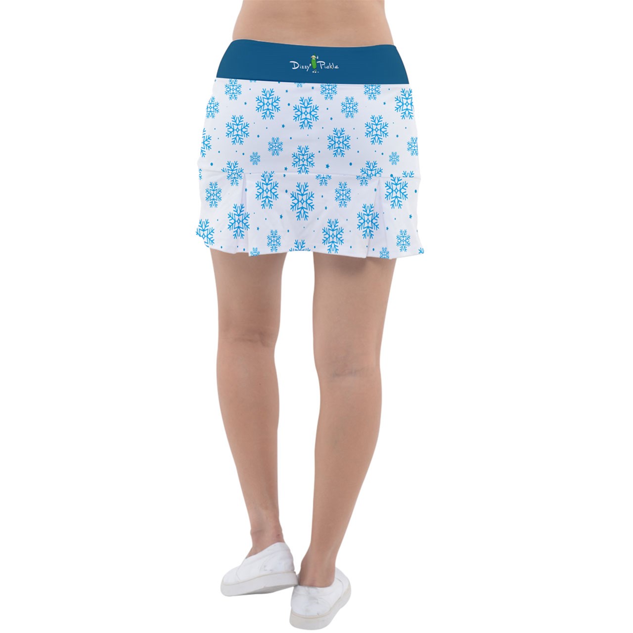 Dizzy Pickle Christmas Glitter Women's Pickleball Classic 15" Pickleball Skort with Inner Shorts