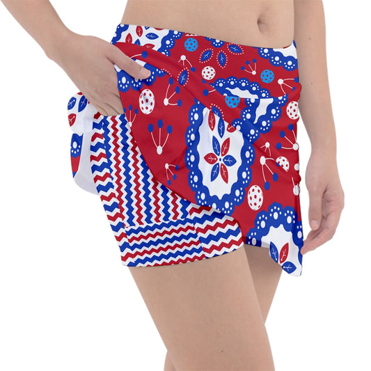 Dizzy Pickle Martha Women's Pickleball Classic 15" Pickleball Skort with Inner Shorts