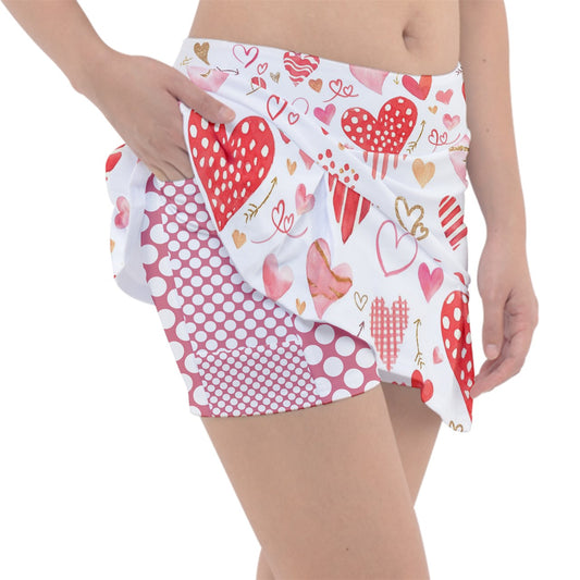 Dizzy Pickle Mi Amore Women's Pickleball Classic 15" Pickleball Skort with Inner Shorts