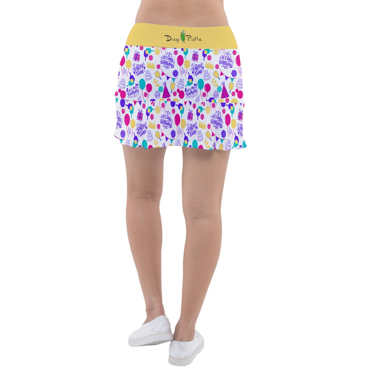 Dizzy Pickle Make Your Wish Women's Pickleball Classic 15" Skort with Inner Shorts