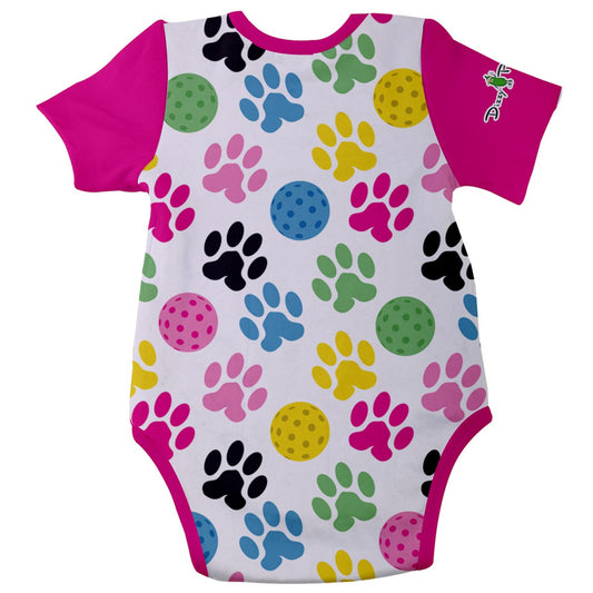 Dizzy Pickle Lil Dizzy Sassy Paws Baby Short Sleeve Onesie