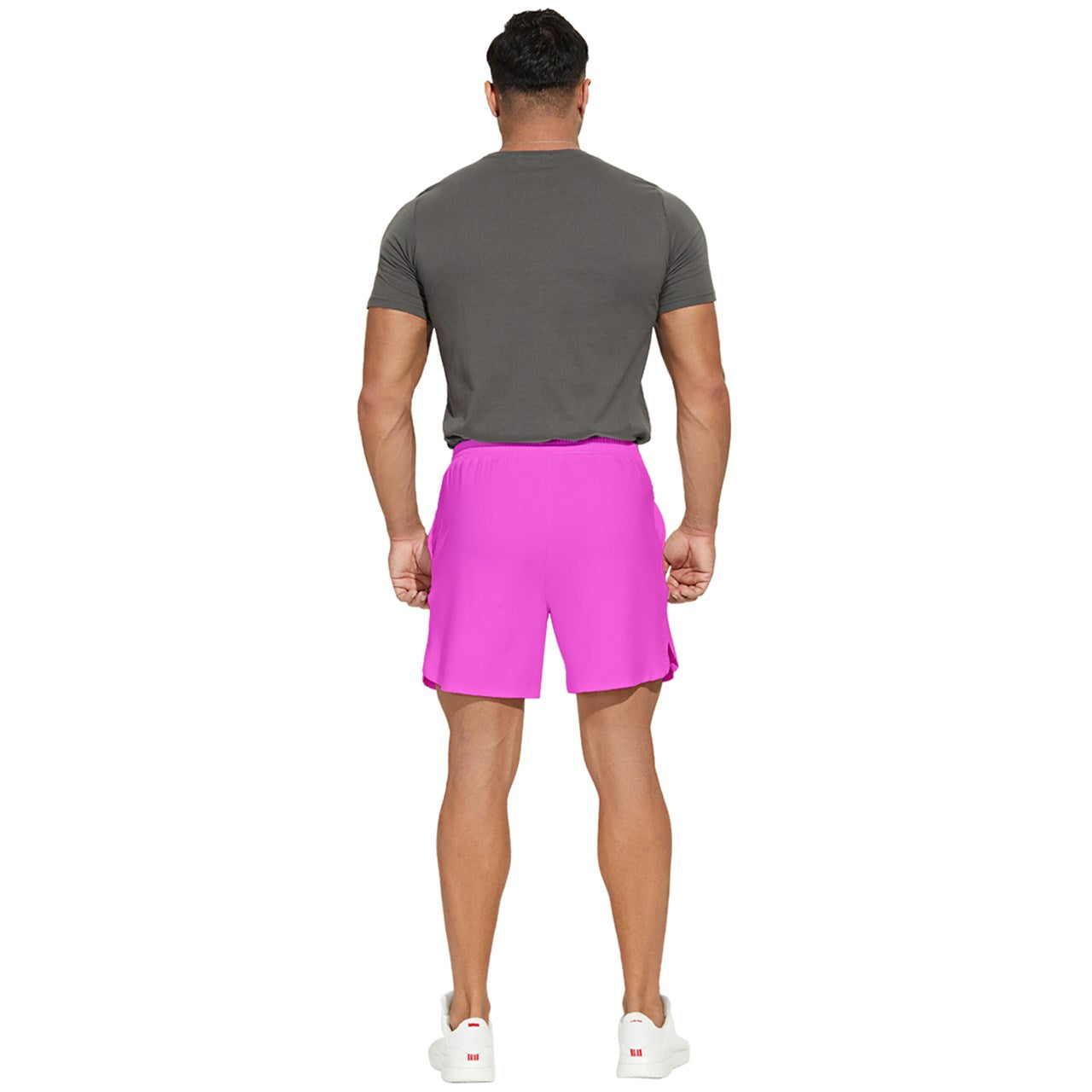 Dizzy Pickle DZY P Classic Hot Pink ME_F Men's Pickleball Stretchable Shorts