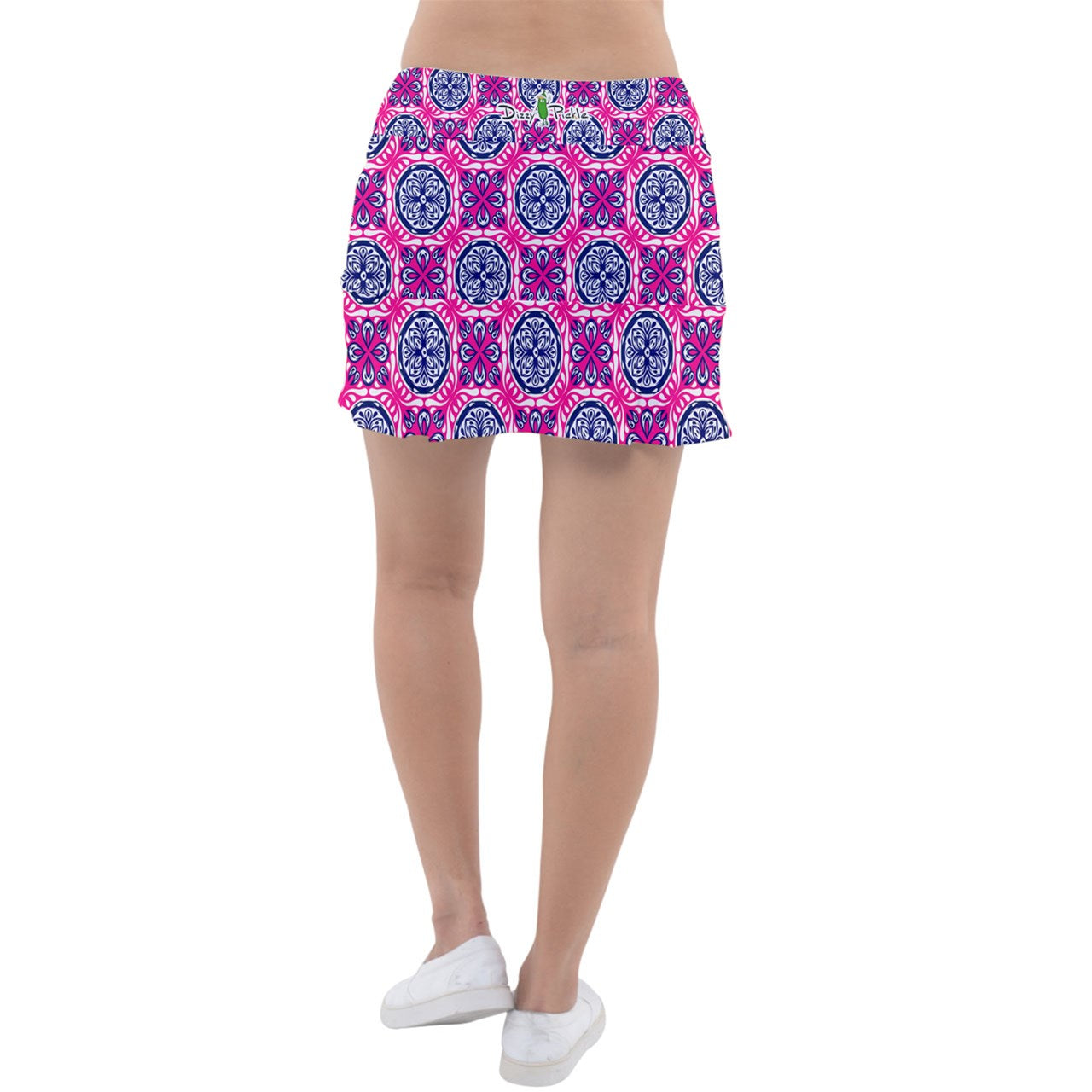 Dizzy Pickle Tracy Pink1 Women's 15" Classic Pickleball Skort