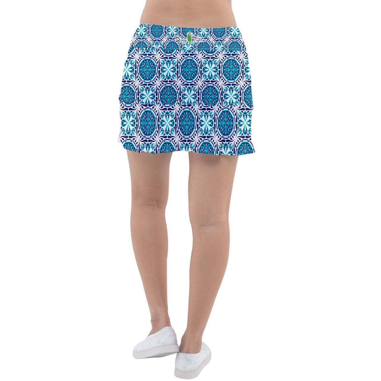 Dizzy Pickle Tracy Turquoise1 Women's 15" Classic Pickleball Skort