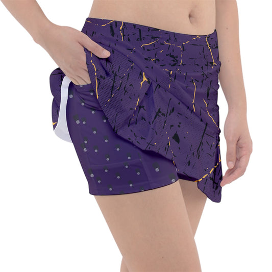 Dizzy Pickle Lynne Purple Women's 15" Classic Pickleball Skort