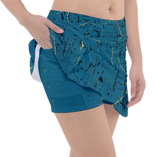 Dizzy Pickle Lynne Turquoise Women's 15" Classic Pickleball Skort