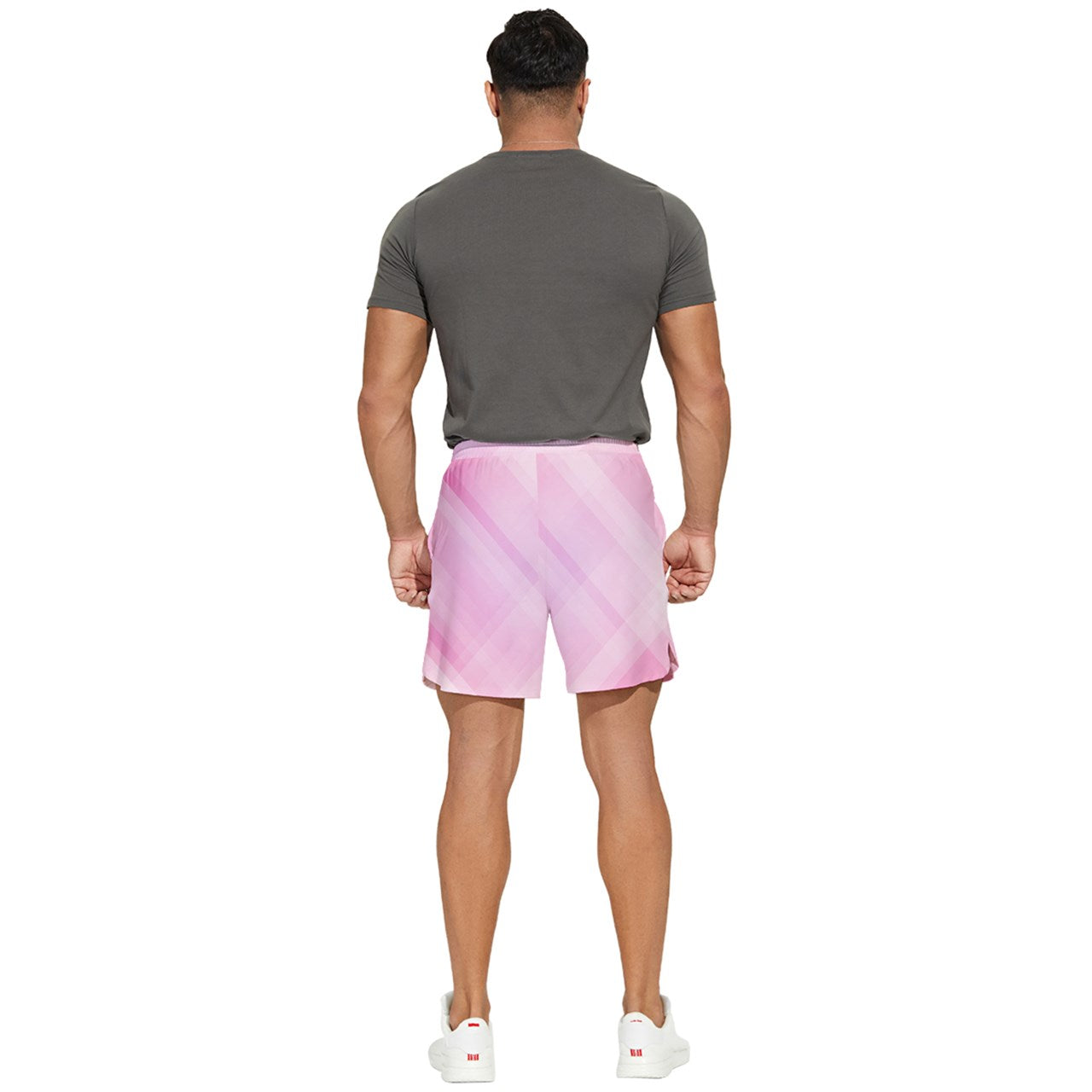 Dizzy Pickle Let's GEO 5T5BN Men's Pickleball Stretchable Shorts