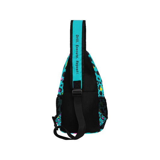 Dizzy Pickle Amber Cool Teal Pickleball Grab-N-Go Crossbody Casual Chest Bag