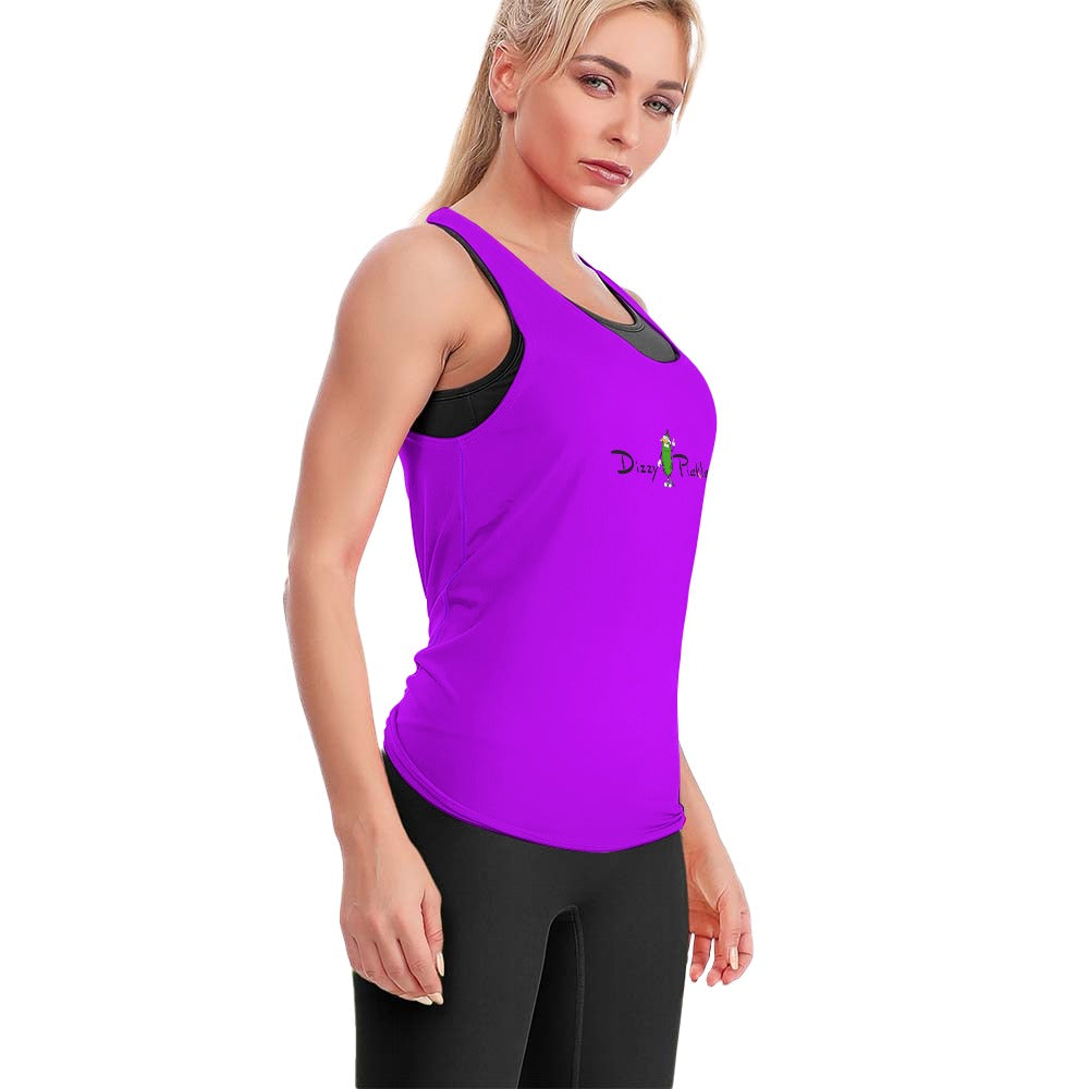 Dizzy Pickle DZY P Classic Magenta Women's Pickleball Sweat-Absorbing Tie-Back Vest