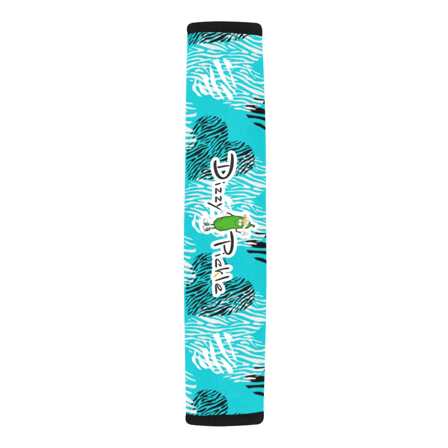 Dizzy Pickle Shelley Turquoise Car Seat Belt Cover 7" x 12.6"