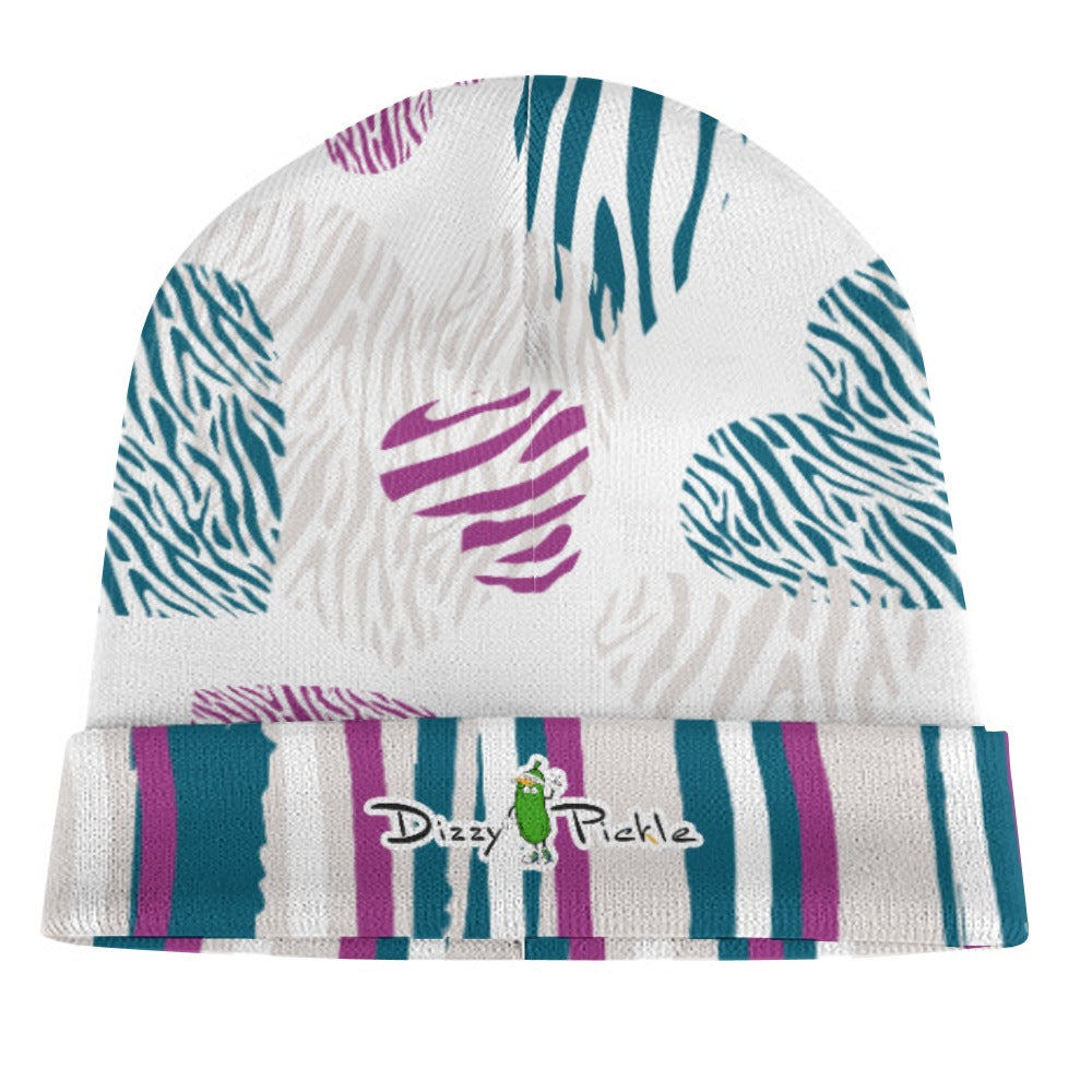 Dizzy Pickle Shelley Deep White One-Size Knitted Beanie