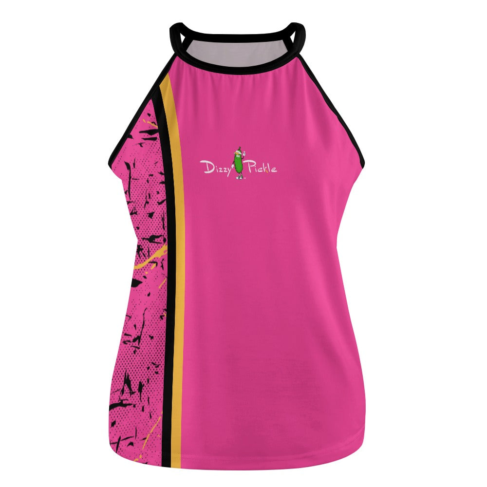 Dizzy Pickle Lynne Pink Women's Pickleball Crew Neck Vest