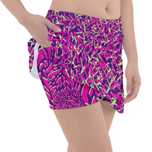 Dizzy Pickle Lesia PPG Confetti Women's Pickleball Classic Skort with Inner Shorts and Pockets
