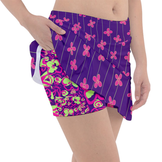 Dizzy Pickle Lesia PPG Blossom Women's Pickleball Classic Skort with Inner Shorts and Pockets