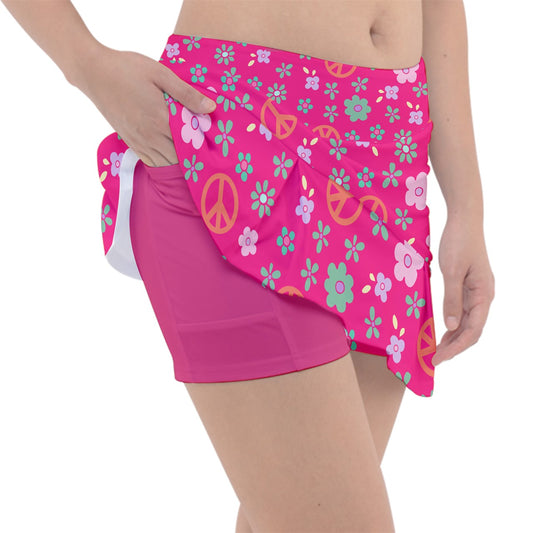 Dizzy Pickle Hope Rose Women's Pickleball Classic 15" Pickleball Skort with Inner Shorts