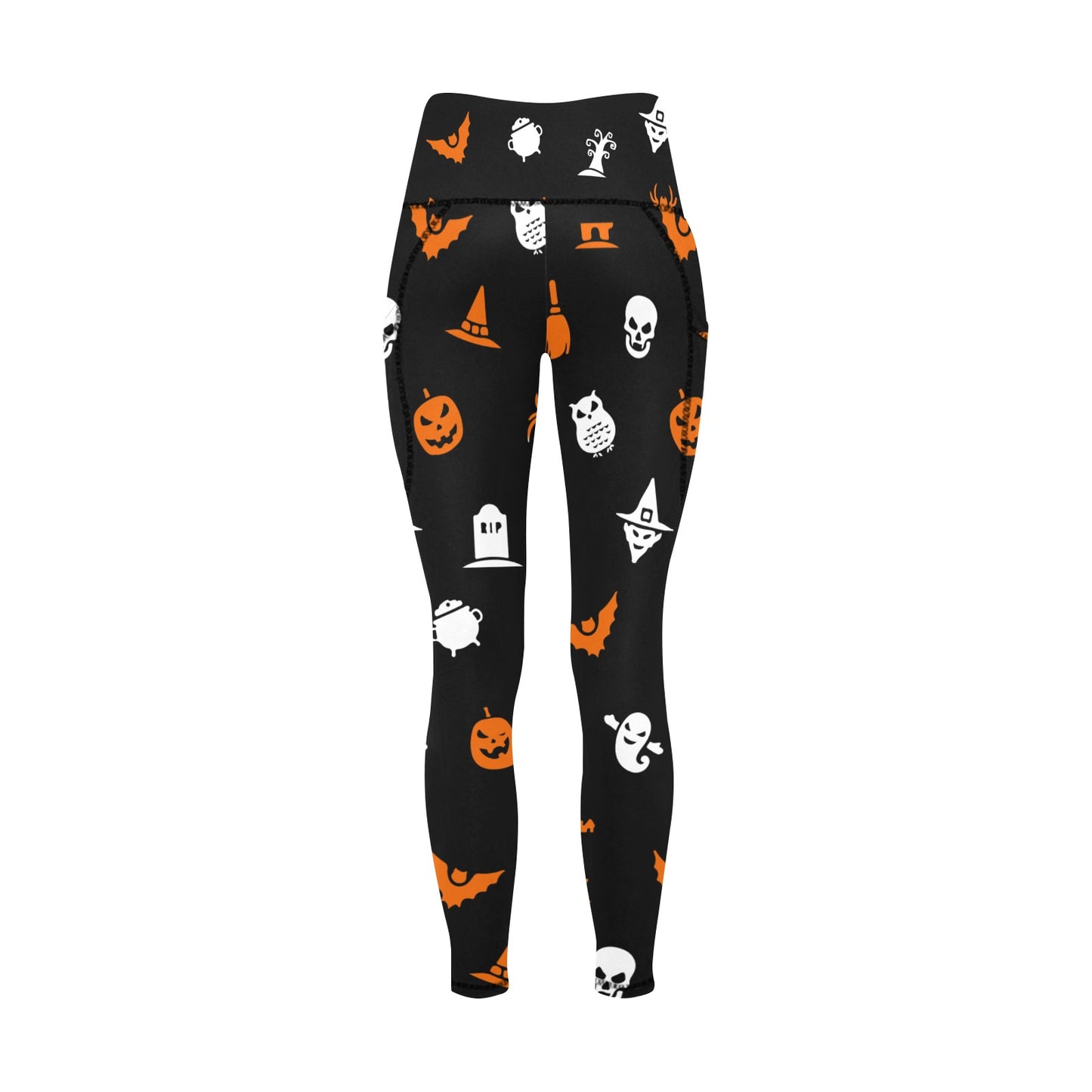 Dizzy Pickle Halloween 103128 Women's Pickleball Performance Leggings (Ankle Length, High-Waisted, & Two Side Pockets)