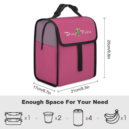 Custom Flip Top Insulated Lunch Bag Thermal Cooler Tote With Handle