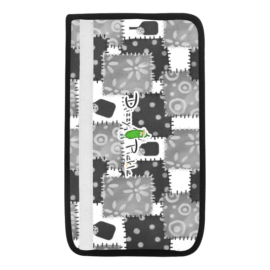 Dizzy Pickle Mary Patches Car Seat Belt Cover 7" x 12.6"