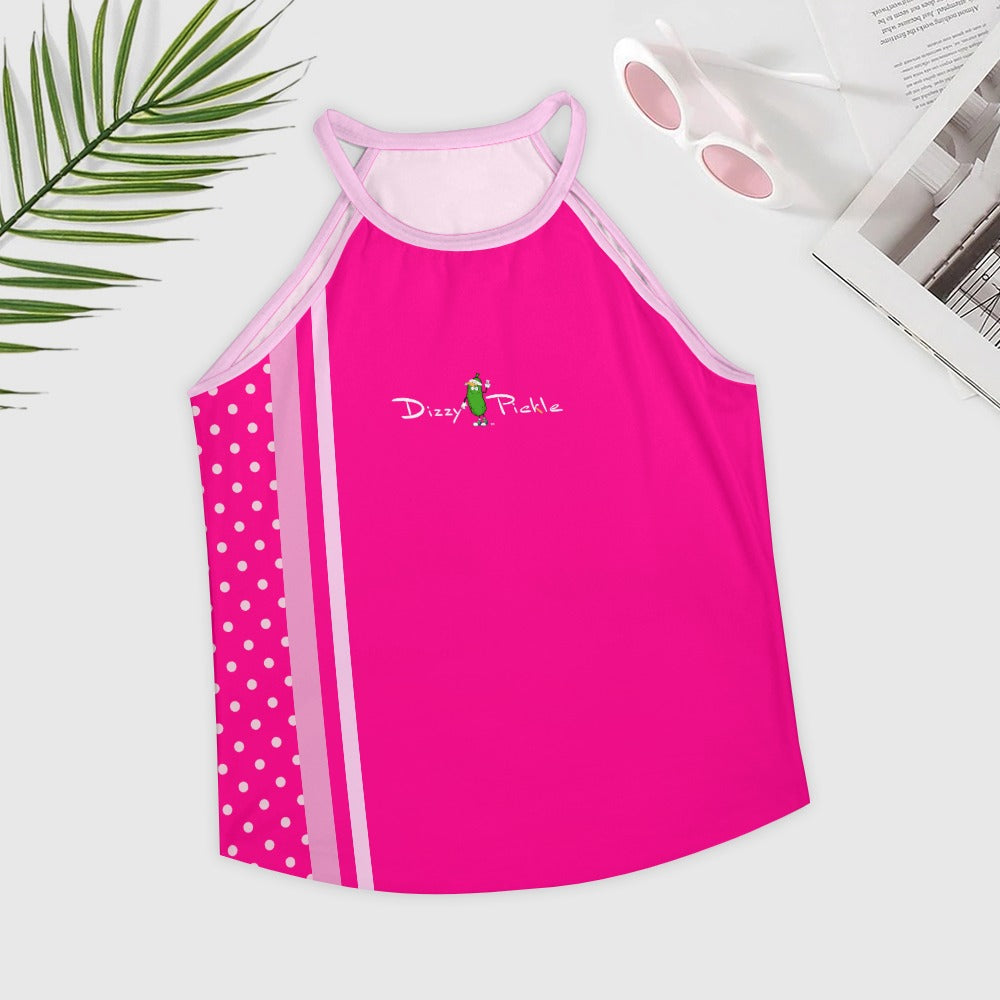 Dizzy Pickle Avery Polka Dots Women's Pickleball Crew Neck Vest