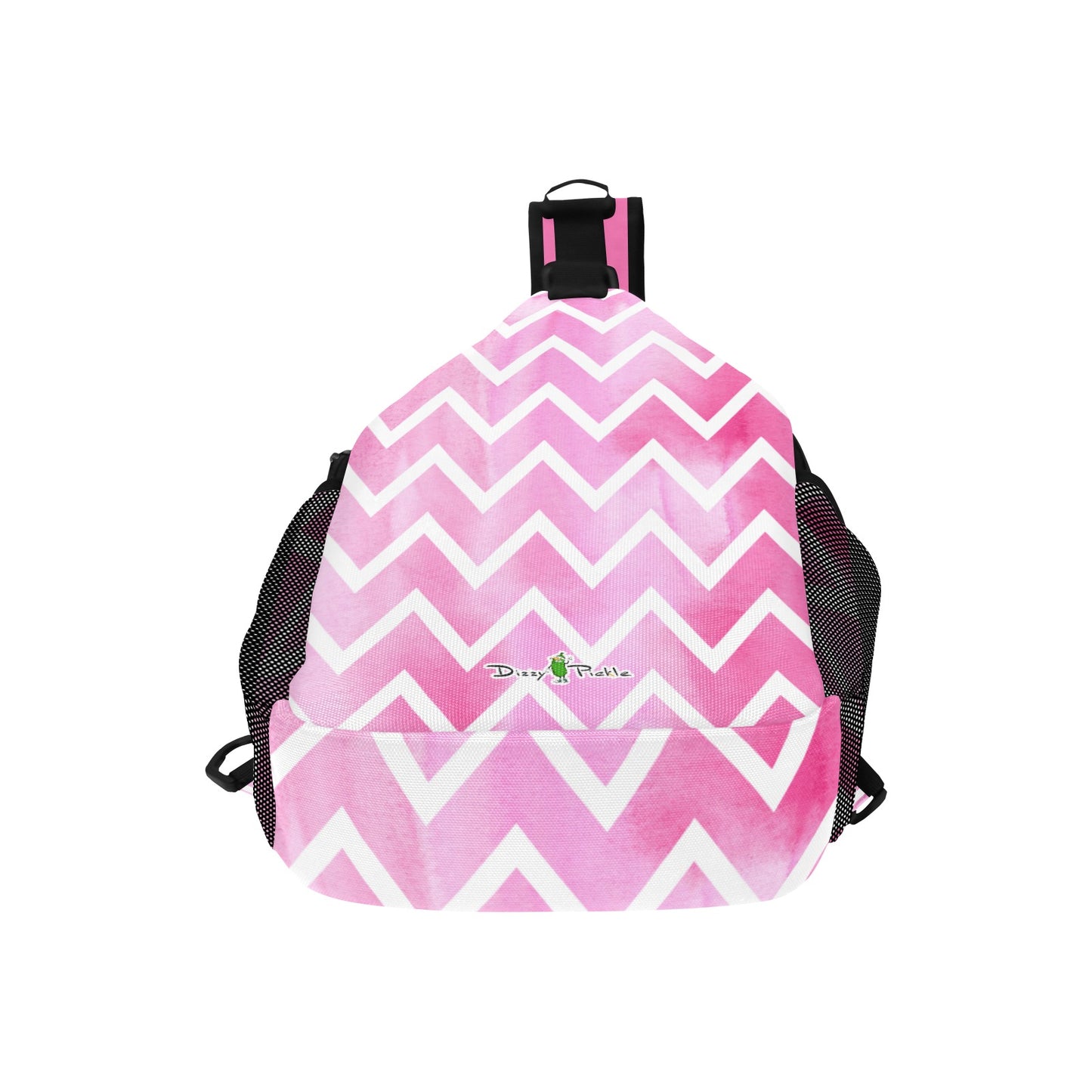 Dizzy Pickle Avery Stripes and Zig Zag Pickleball Grab-N-Go Crossbody Casual Chest Bag