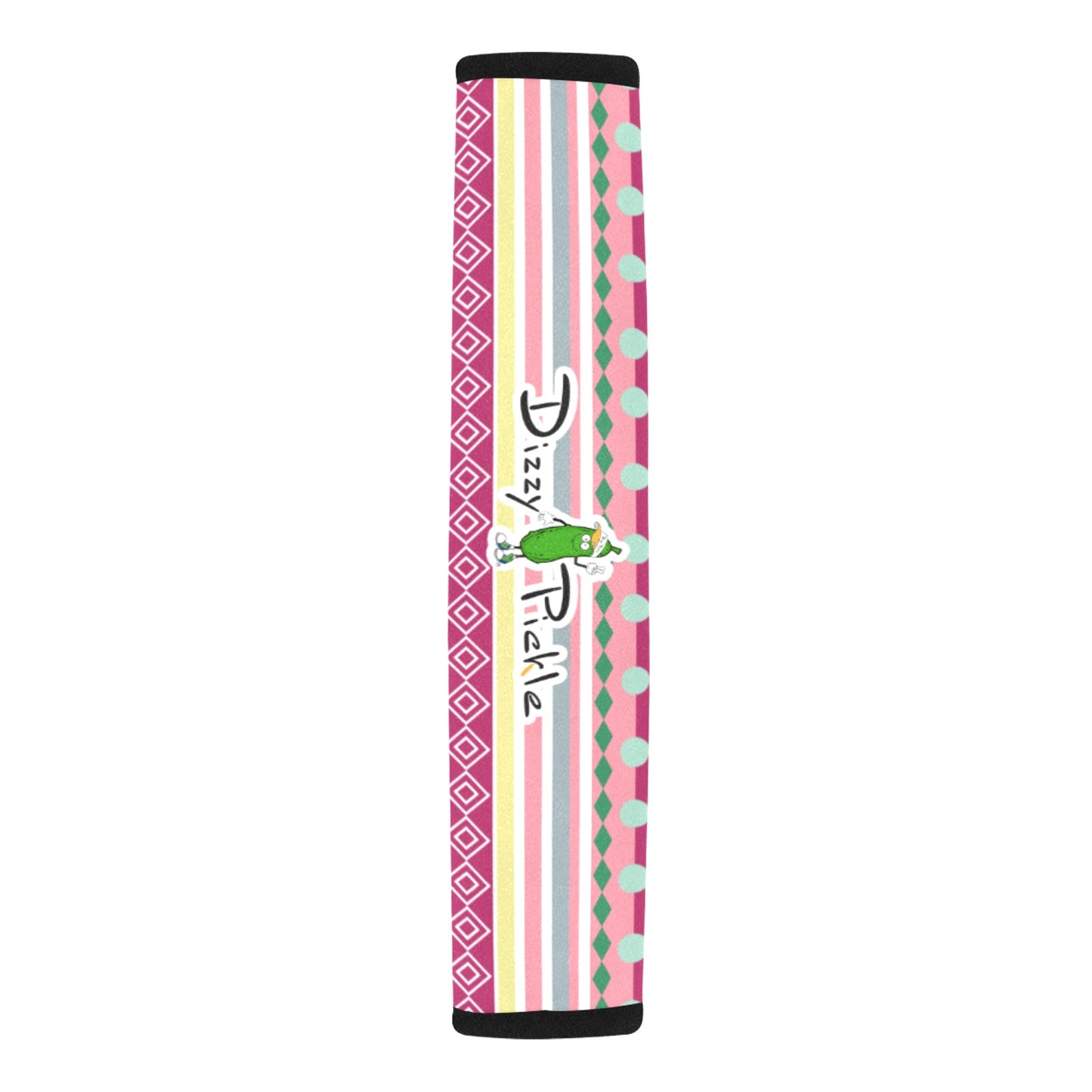 Dizzy Pickle Caroline Stripes Car Seat Belt Cover 7" x 12.6"