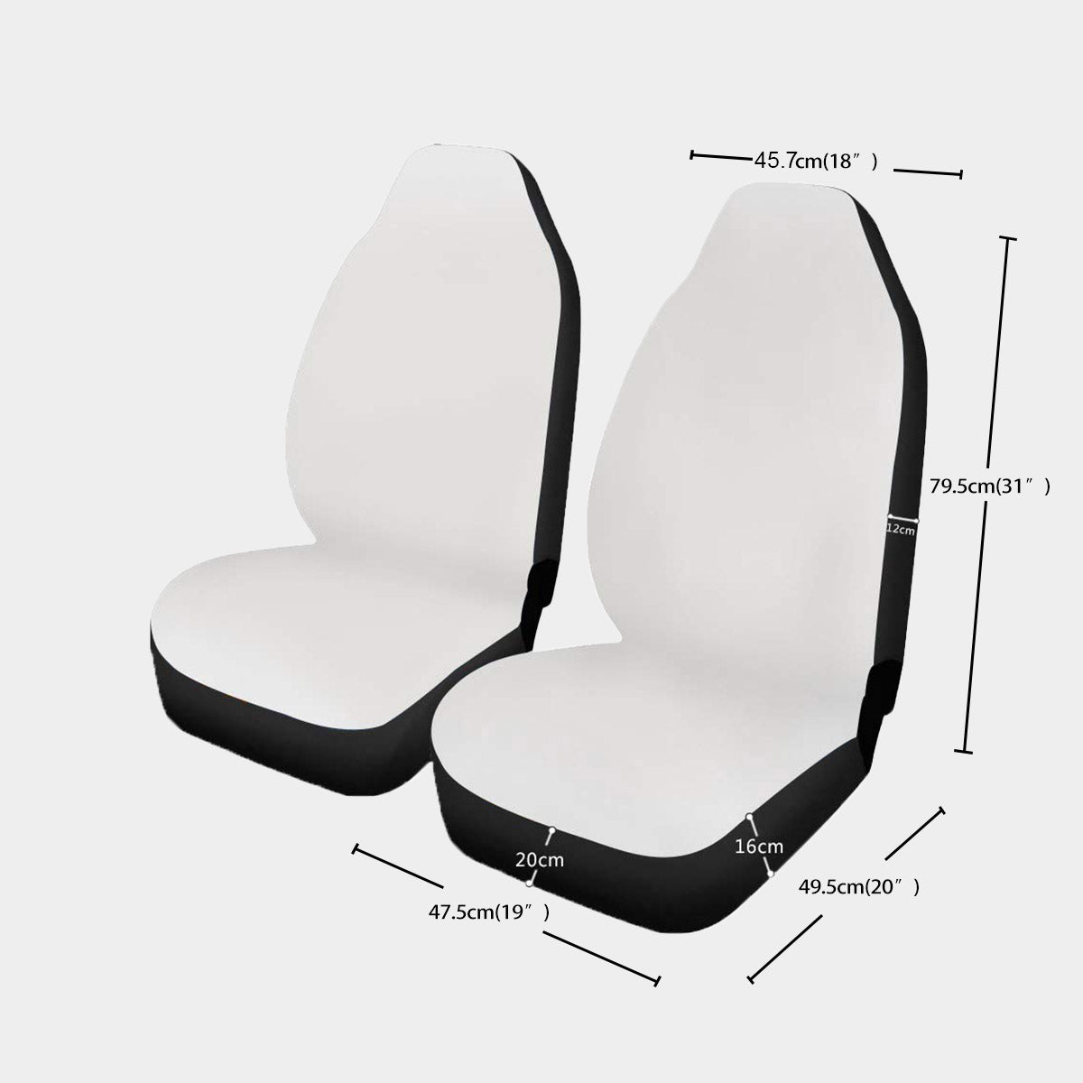 Dizzy Pickle USA Martha Universal Car Seat Cover (Includes a pair of seat covers.)