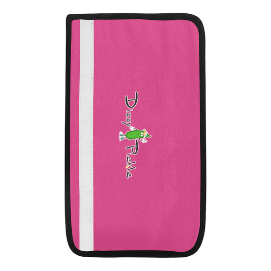 Dizzy Pickle DZY P Classic Pink Car Seat Belt Cover 7" x 12.6"