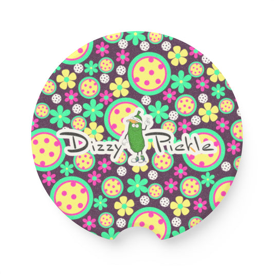 Dizzy Pickle Charlotte Soapstone Car Coaster