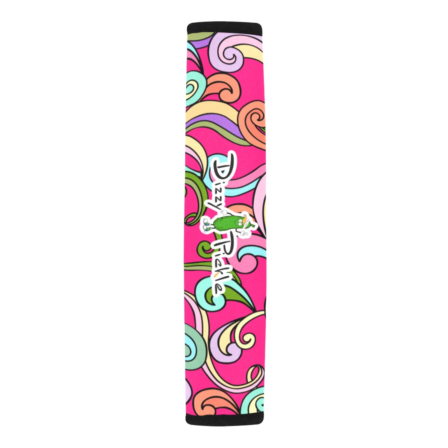 Dizzy Pickle Anna Pink Car Seat Belt Cover 7" x 12.6"
