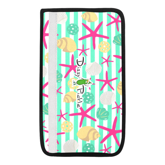 Dizzy Pickle Joann Stripes Car Seat Belt Cover 7" x 12.6"