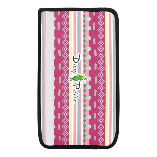 Dizzy Pickle Caroline Stripes Car Seat Belt Cover 7" x 12.6"