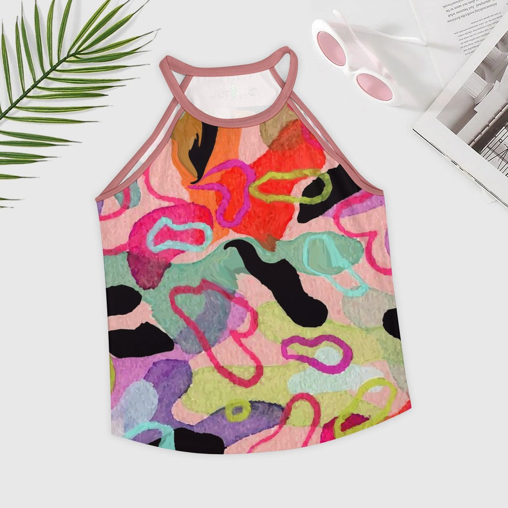 Dizzy Pickle Graffiti YT65ZE Women's Pickleball Crew Neck Vest