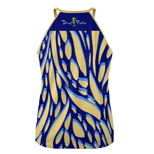 Dizzy Pickle Lesia BYB Petals Women's Pickleball Sleeveless Crew Neck Vest