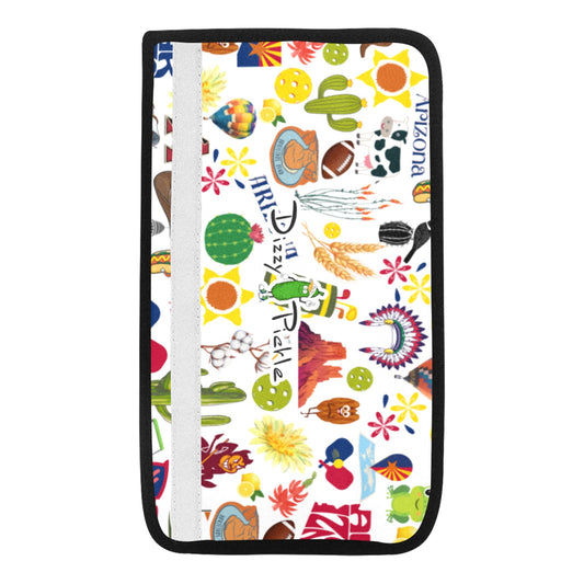 Dizzy Pickle Arizona Car Seat Belt Cover 7" x 12.6"