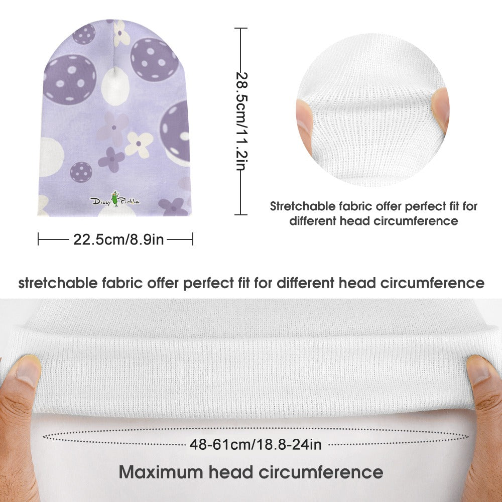 Dizzy Pickle Sophie Blooms and Balls One-Size Knitted Beanie