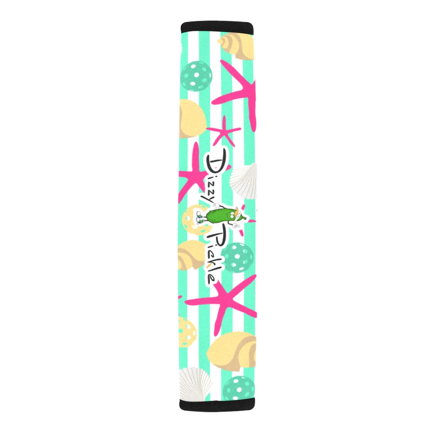 Dizzy Pickle Joann Stripes Car Seat Belt Cover 7" x 12.6"