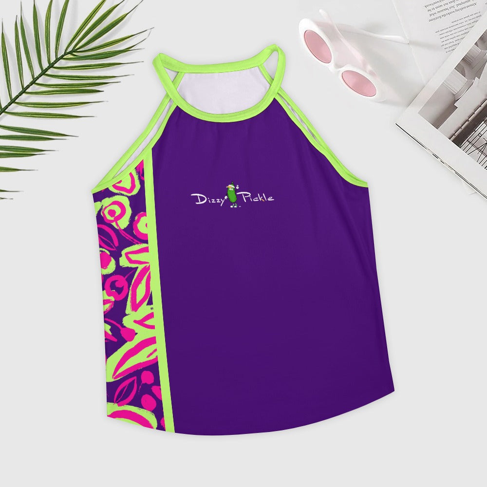 Dizzy Pickle Lesia PPG Blooms Women's Pickleball Crew Neck Vest